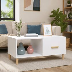 Practical Coffee Table with High Gloss Finish