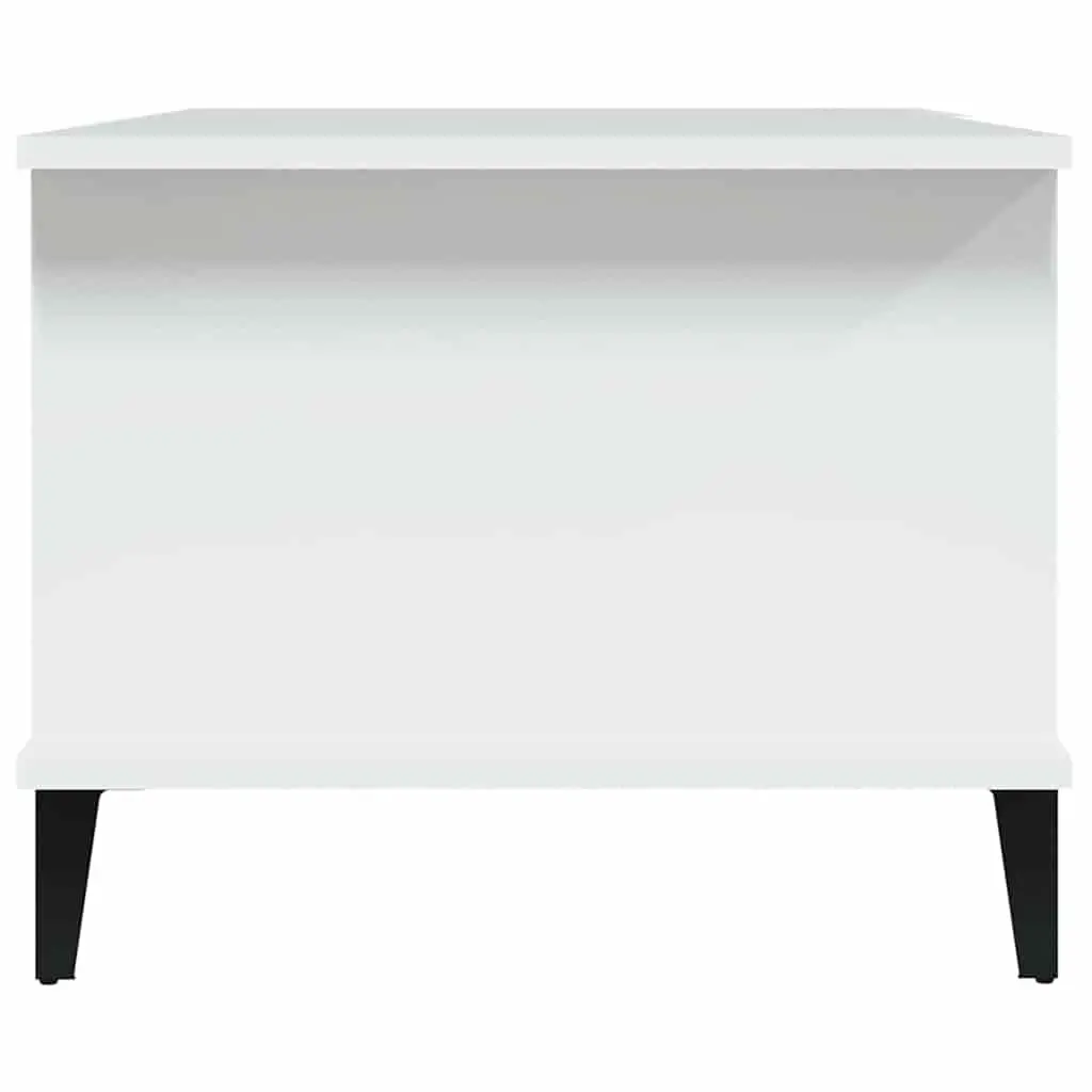 White Coffee Table with Ample Storage Solutions