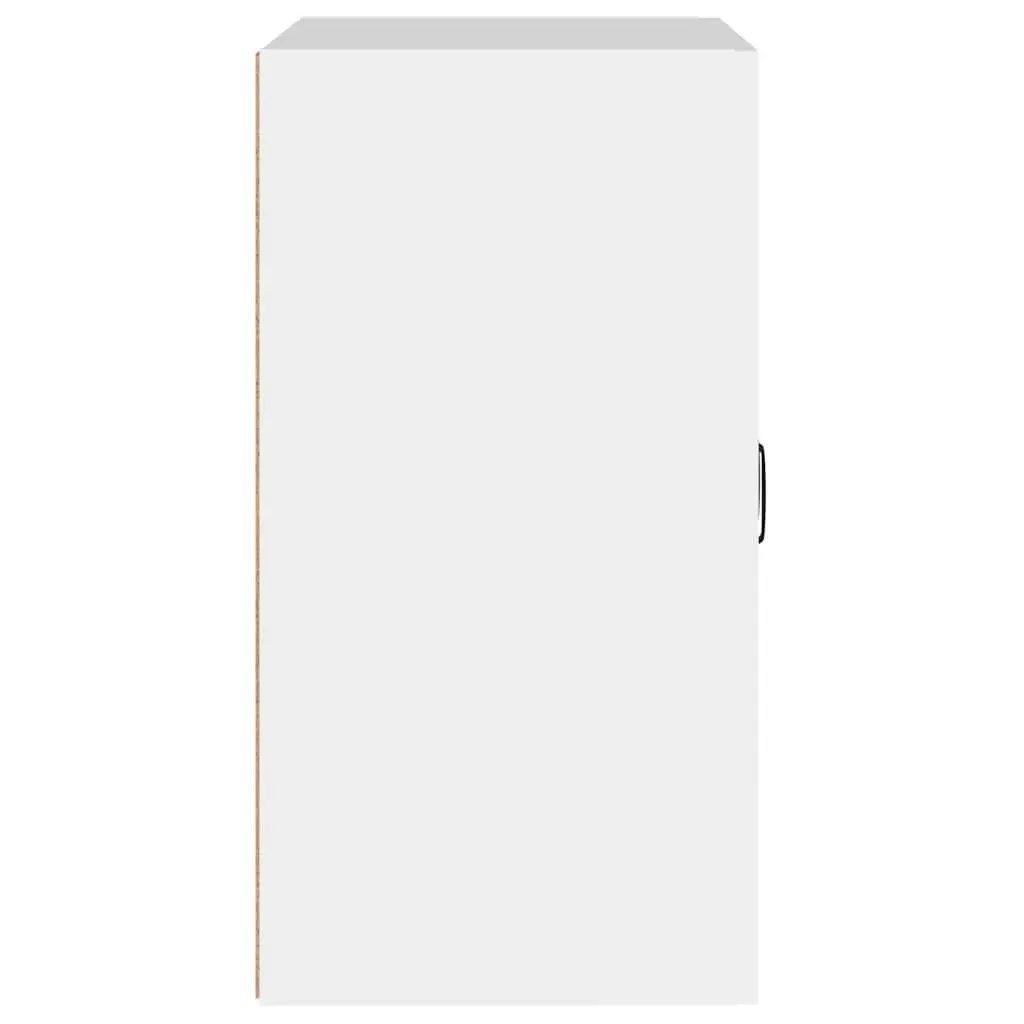 Wall Cabinet Storage 60x31x60 cm White Engineered Wood 2 Door Floating