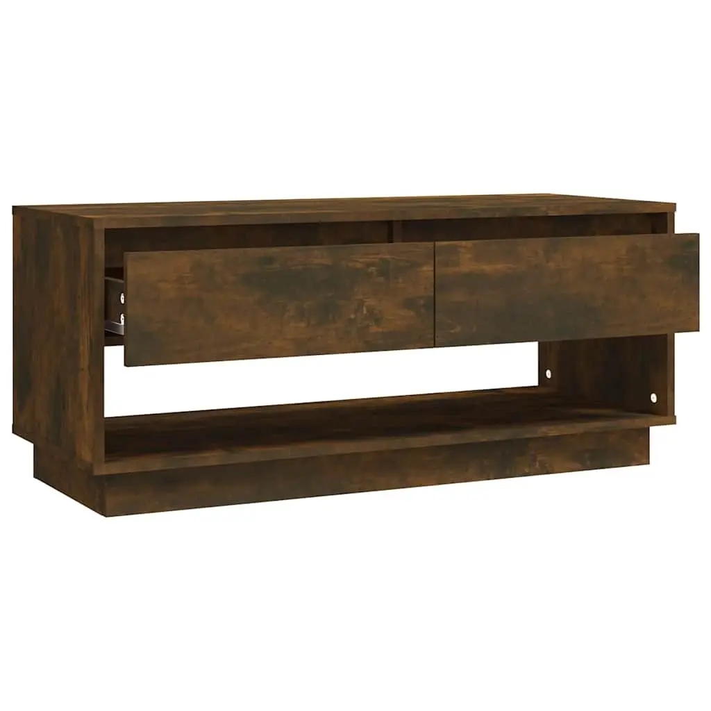Brown TV Cabinet with Ample Storage Space