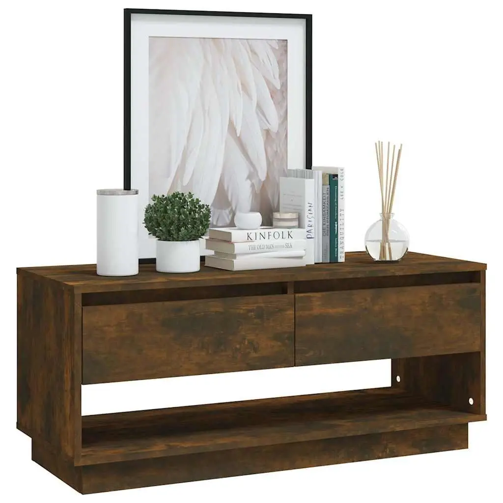 Brown TV Cabinet with Ample Storage Space
