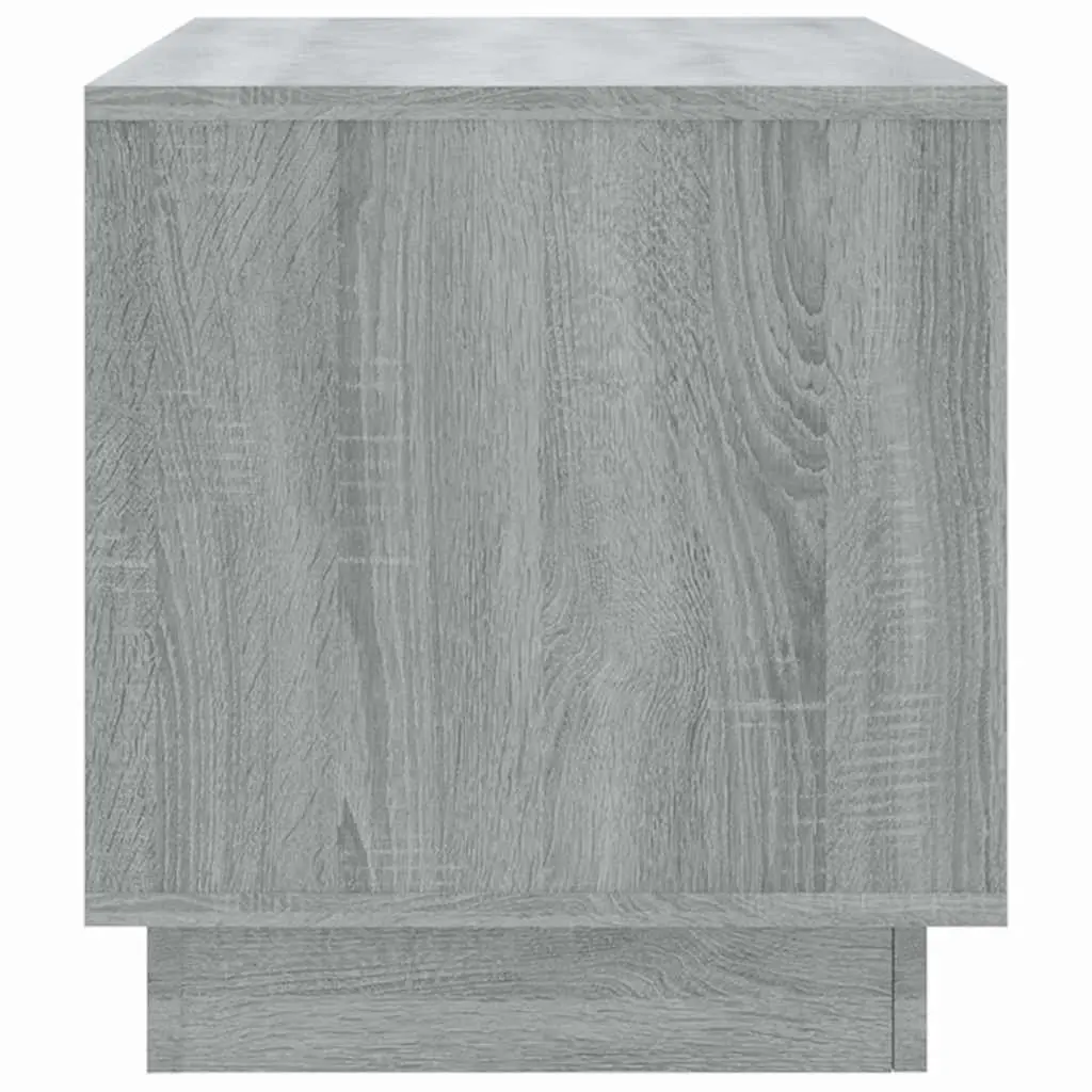 TV Cabinet Media Storage Engineered Wood 102 x 41 x 44 cm Grey Sonoma