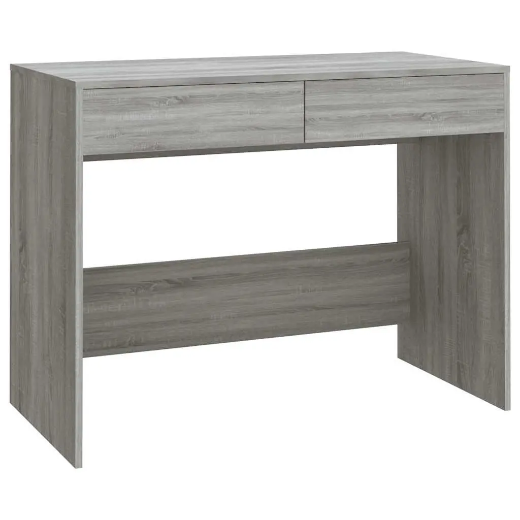 Grey Sonoma Office Desk Computer Workstation Study Table 2 Drawers Storage