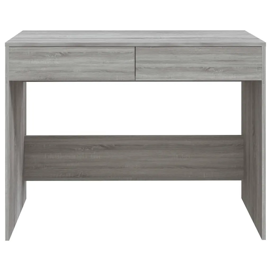 Grey Sonoma Office Desk Computer Workstation Study Table 2 Drawers Storage