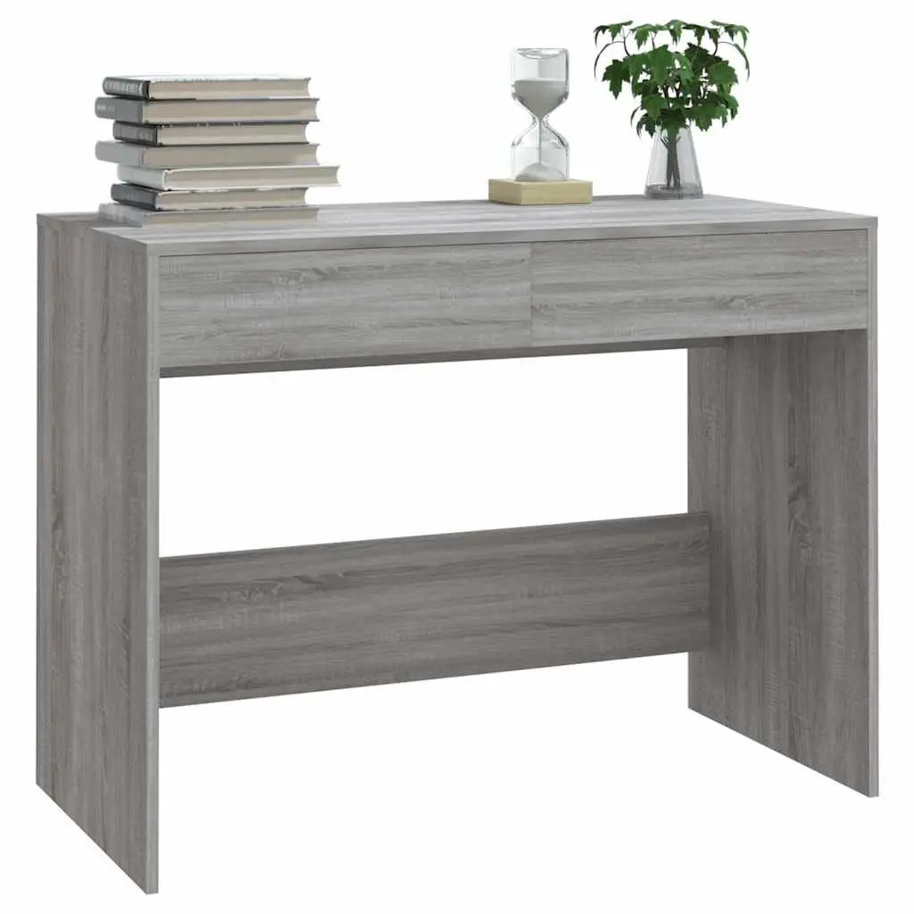 Grey Sonoma Office Desk Computer Workstation Study Table 2 Drawers Storage