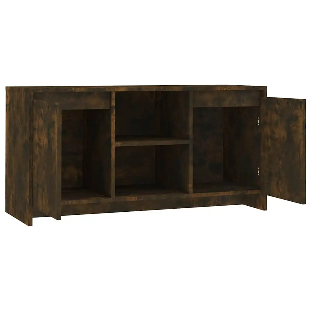 TV Cabinet in Smoked Oak for Home Storage