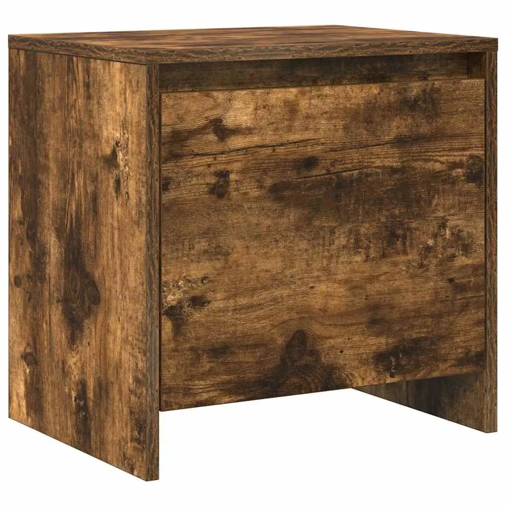 Bedside Cabinet Storage Nightstand 45 x 34 x 44.5 cm Brown