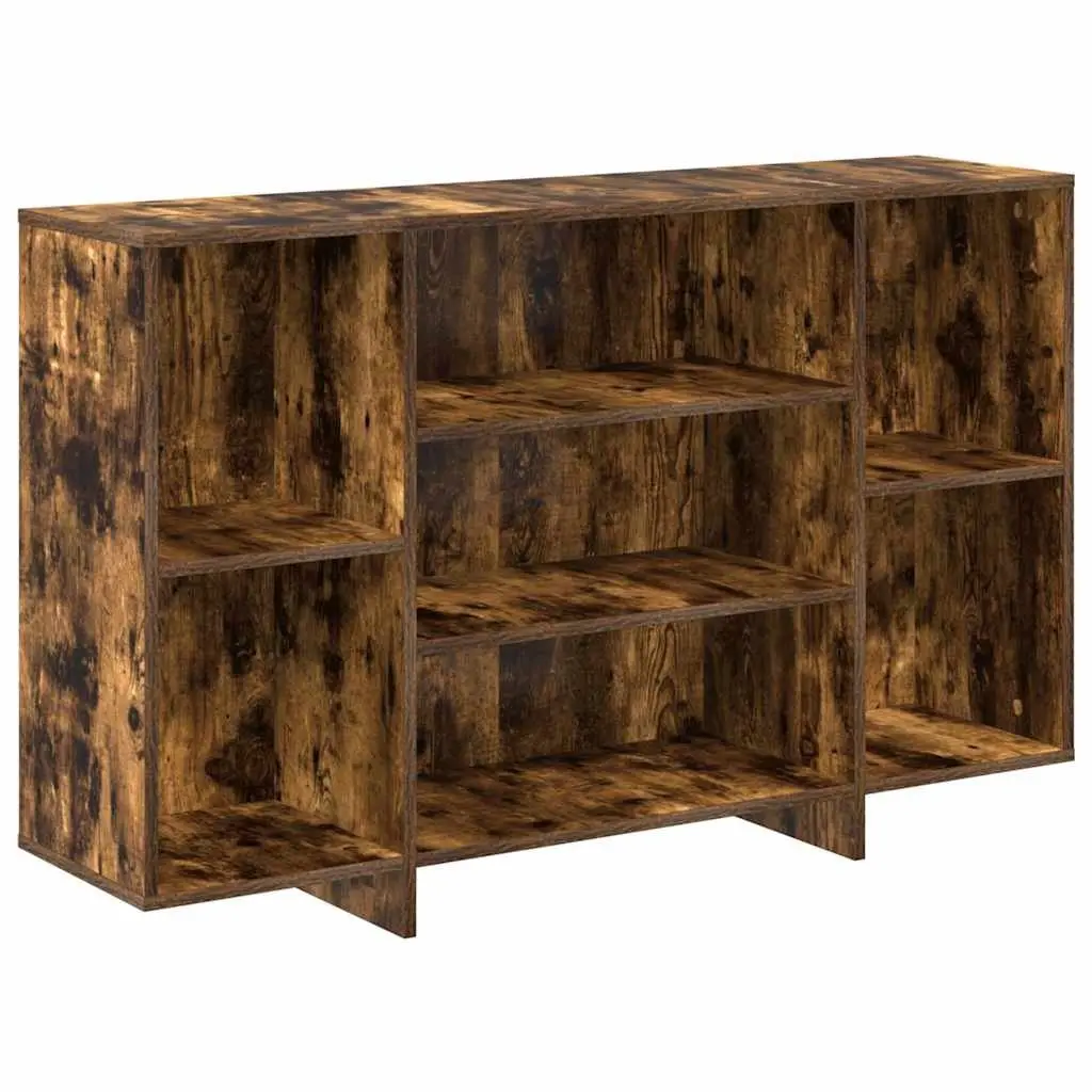 Sideboard with Shelves Brown Storage Cabinet Modern Design 120x30x75 cm