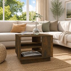 Brown Engineered Wood Coffee Table: Practical and Stylish