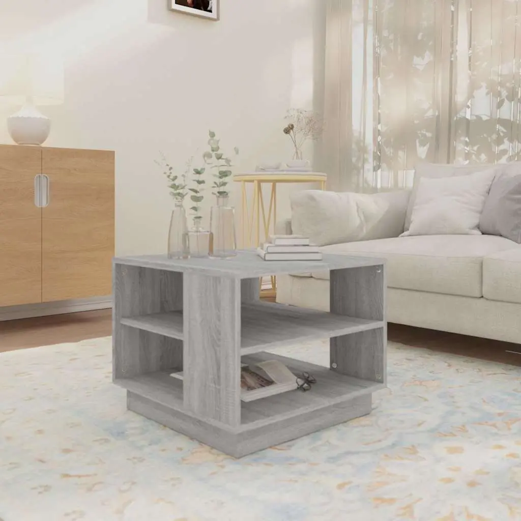 Grey Coffee Table with Storage Benefits