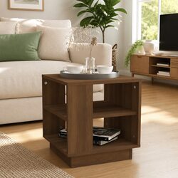 Reliable and Practical Brown Coffee Table with Storage