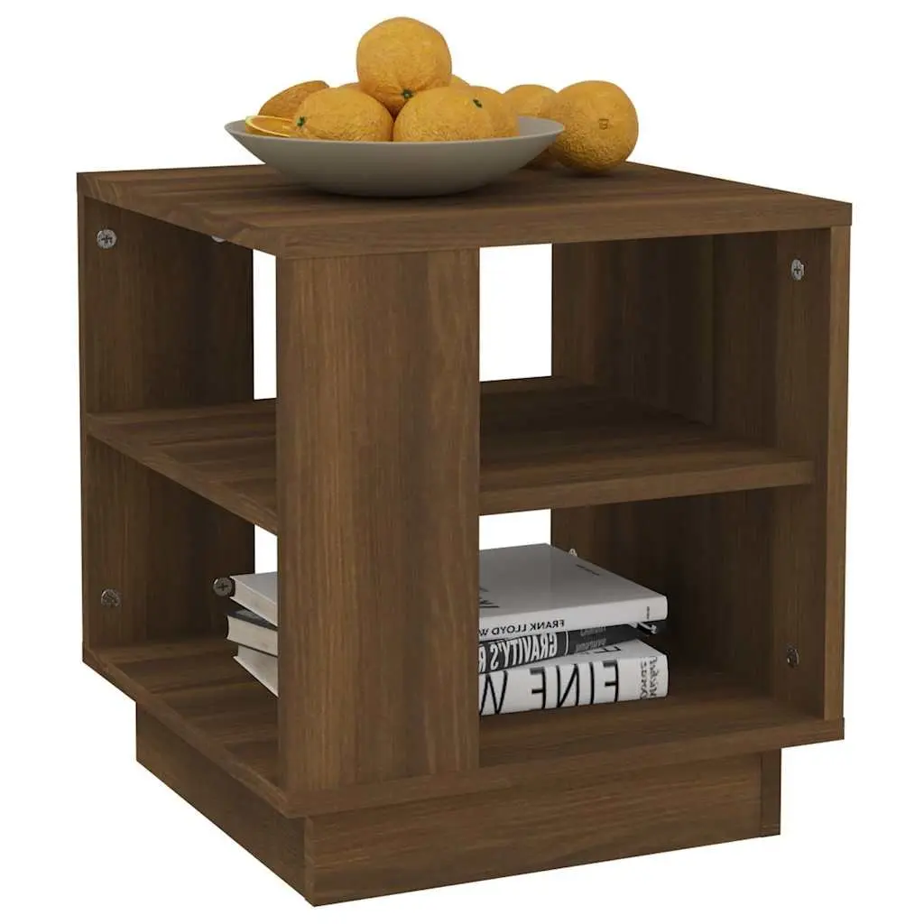Brown Coffee Table with Storage