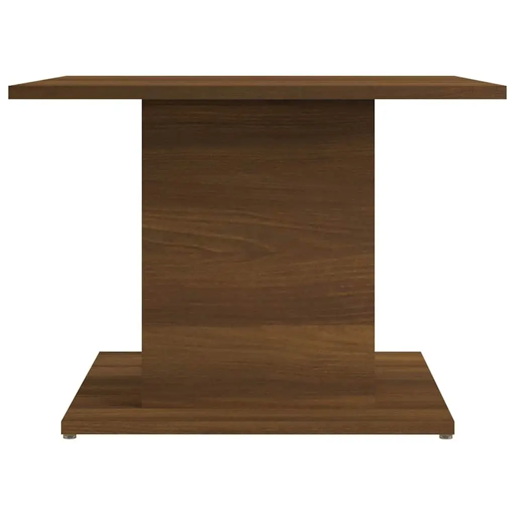 Coffee Table Living Room Accent Furniture 55.5 x 55.5 x 40 cm Brown Oak Engineered Wood