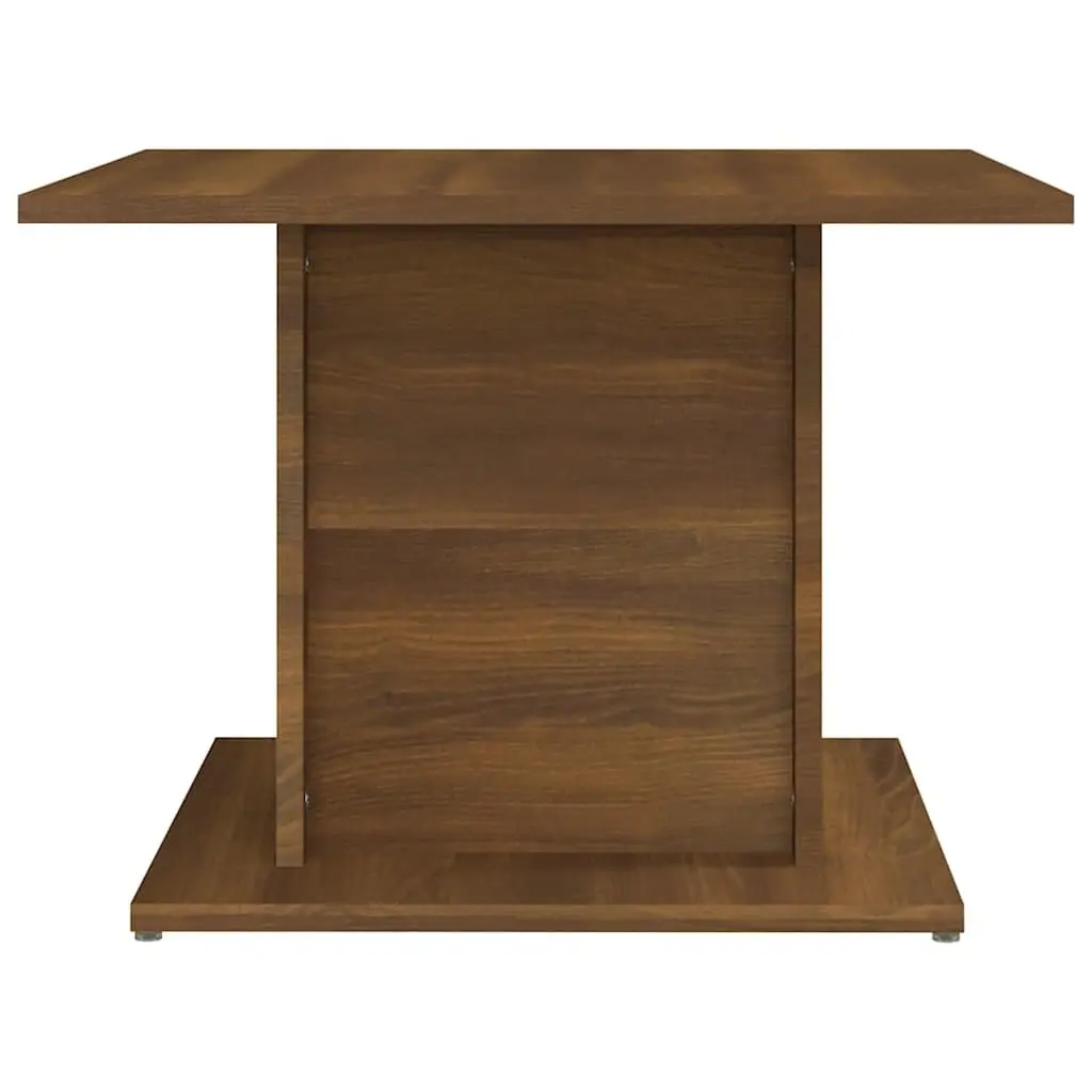Coffee Table Living Room Accent Furniture 55.5 x 55.5 x 40 cm Brown Oak Engineered Wood