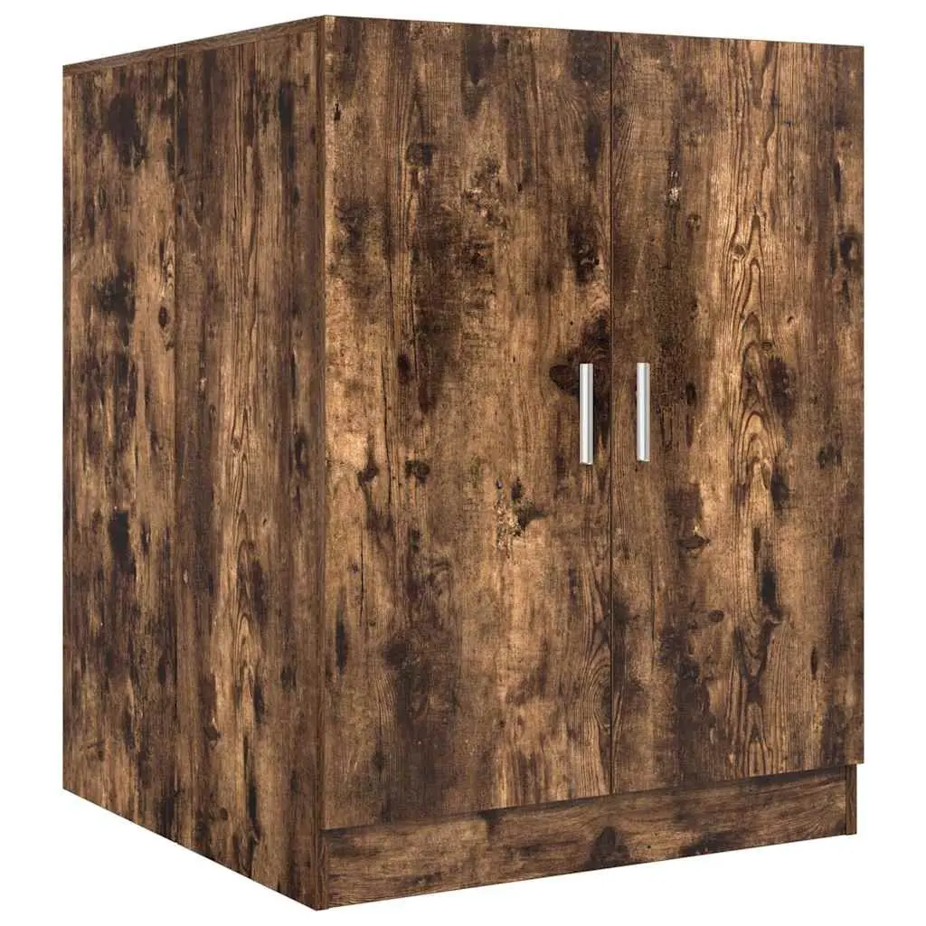 Bathroom Storage Cabinet Laundry Smoked Oak 71x71.5x91.5cm