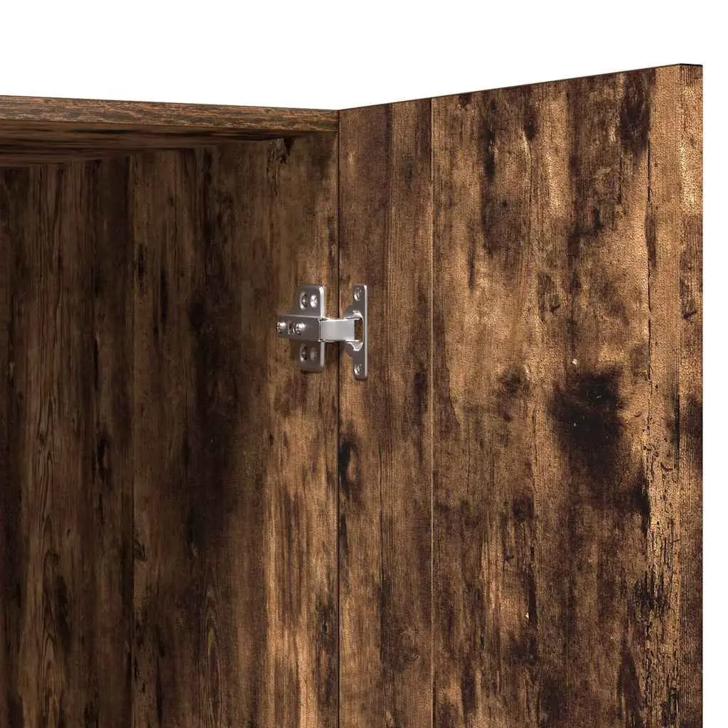 Bathroom Storage Cabinet Laundry Smoked Oak 71x71.5x91.5cm