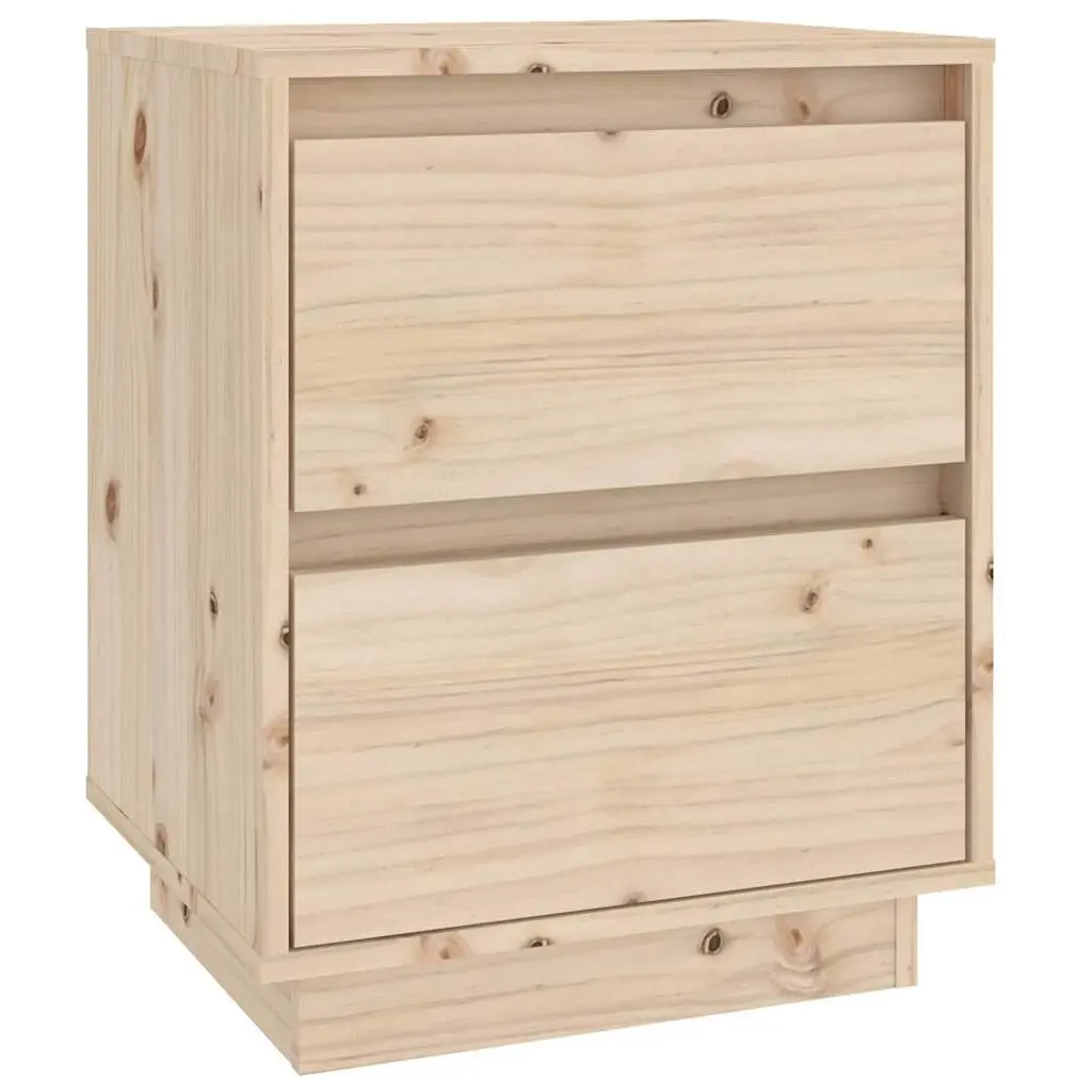 Bedside Cabinets Storage Nightstand 40x35x50 cm Brown 2 Piece
