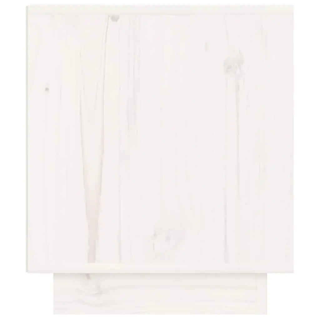 Bedside Tables Storage Units 40x34x40 cm White 2 Piece Wooden