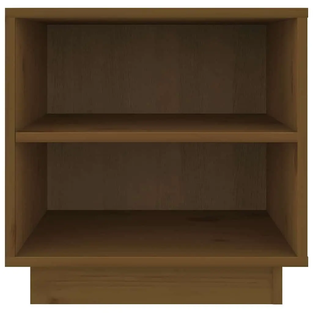Bedside Cabinets Storage Tables 40x34x40 cm Brown Solid Wood 2 Piece