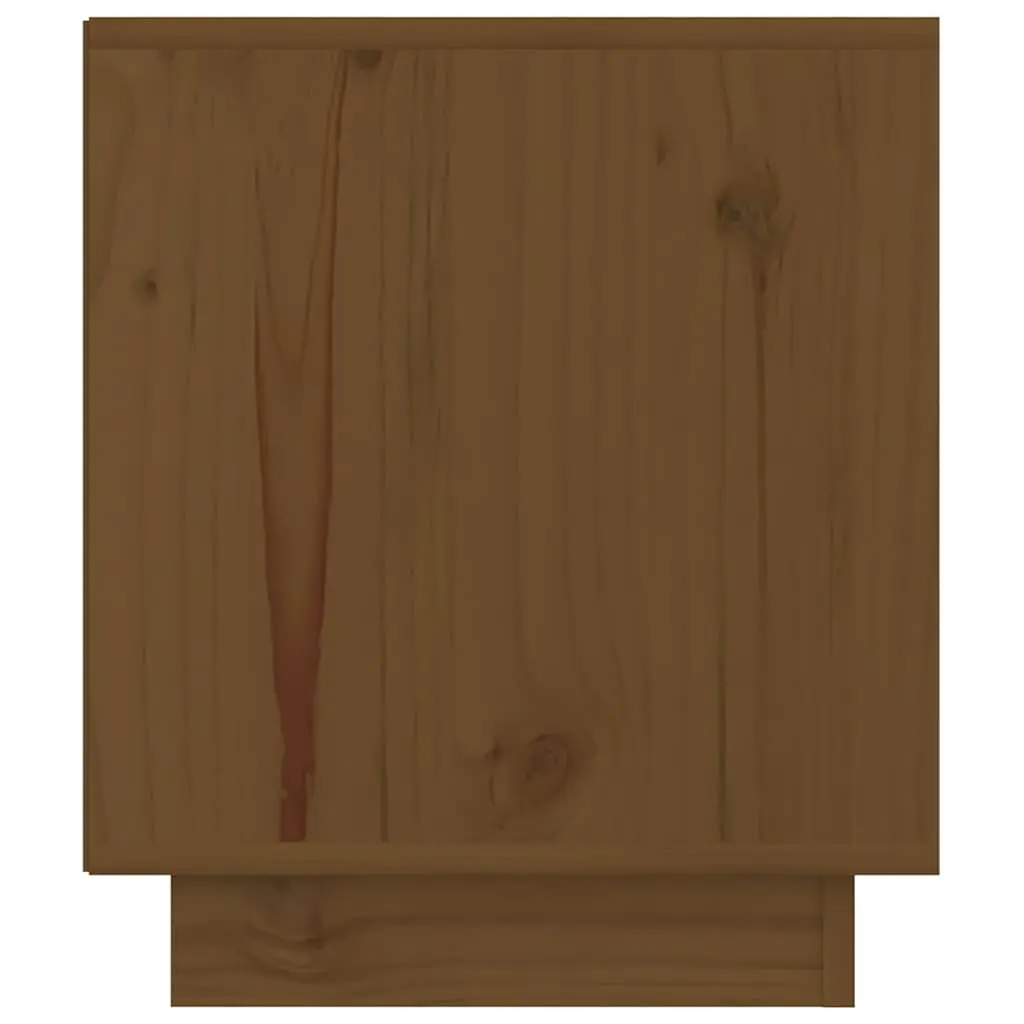 Bedside Cabinets Storage Tables 40x34x40 cm Brown Solid Wood 2 Piece