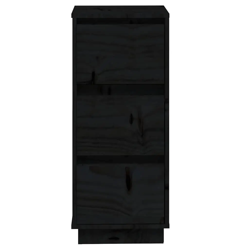 Black Pinewood Sideboards with Ample Storage
