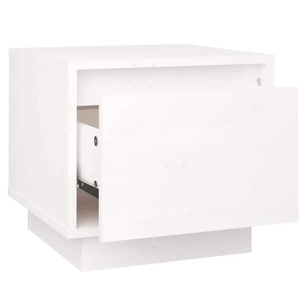 Bedside Cabinets Storage Nightstand 35x34x32 cm White 2 Piece