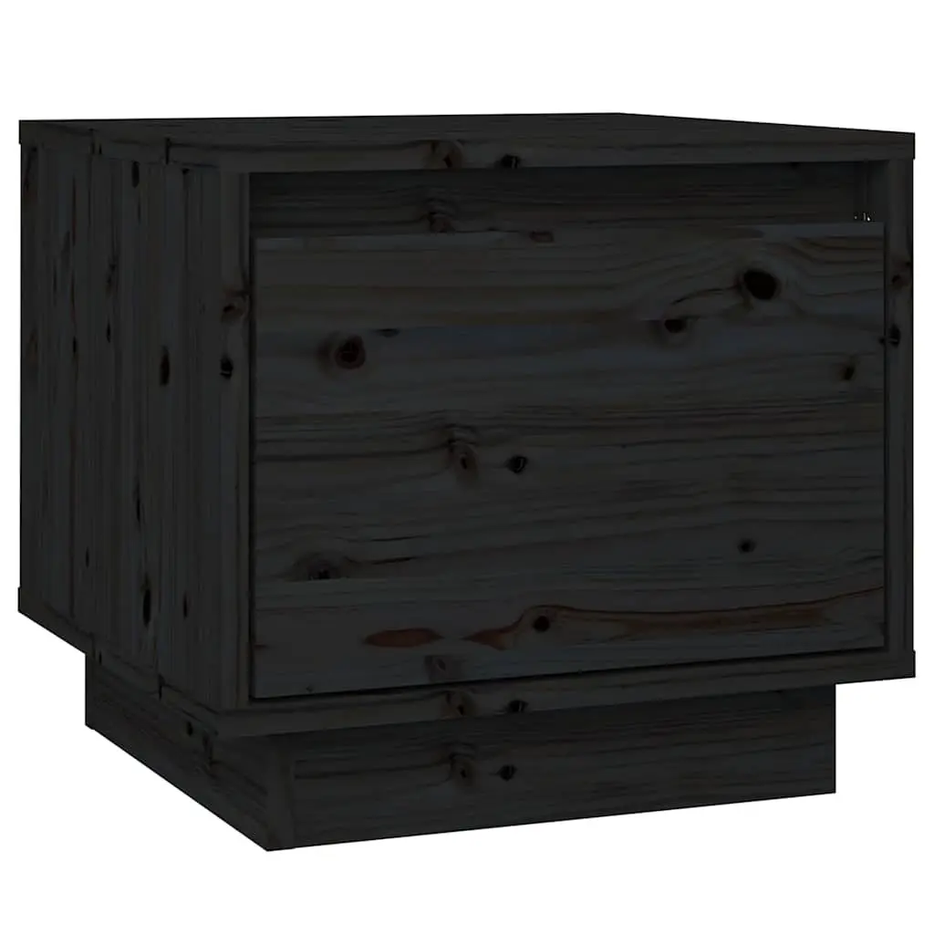 Bedside Cabinets 2 pcs Black 35x34x32 cm Storage Side Tables Nightstand