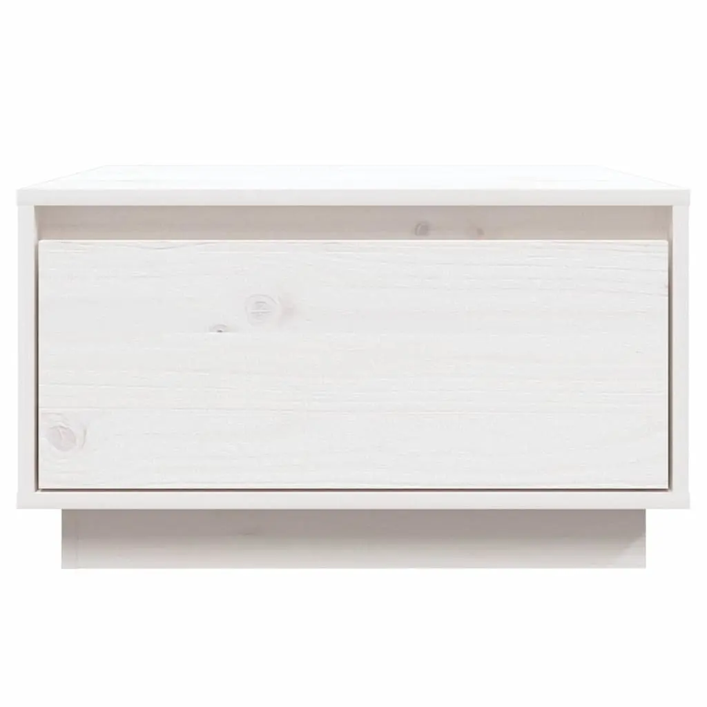 Coffee Table White Wooden Storage Drawer Centre Table Living Room Furniture