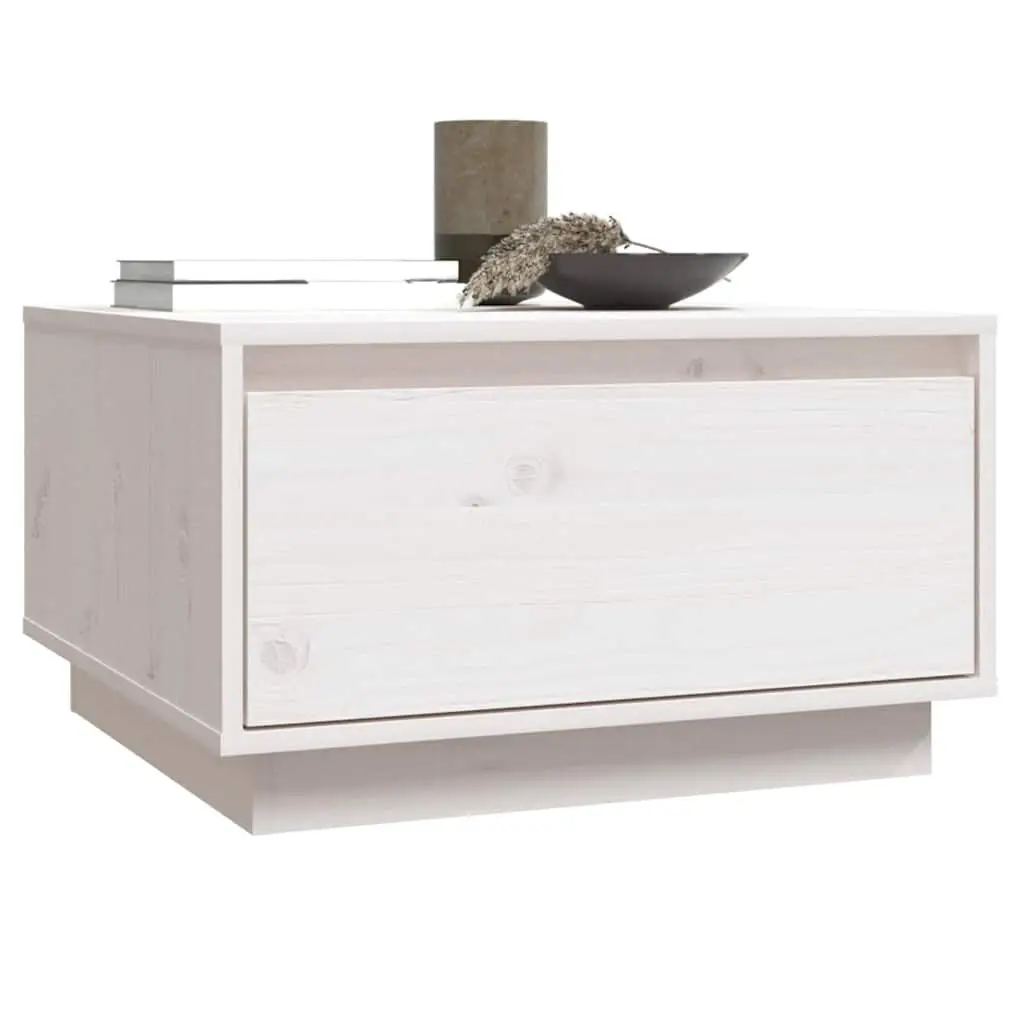 Coffee Table White Wooden Storage Drawer Centre Table Living Room Furniture