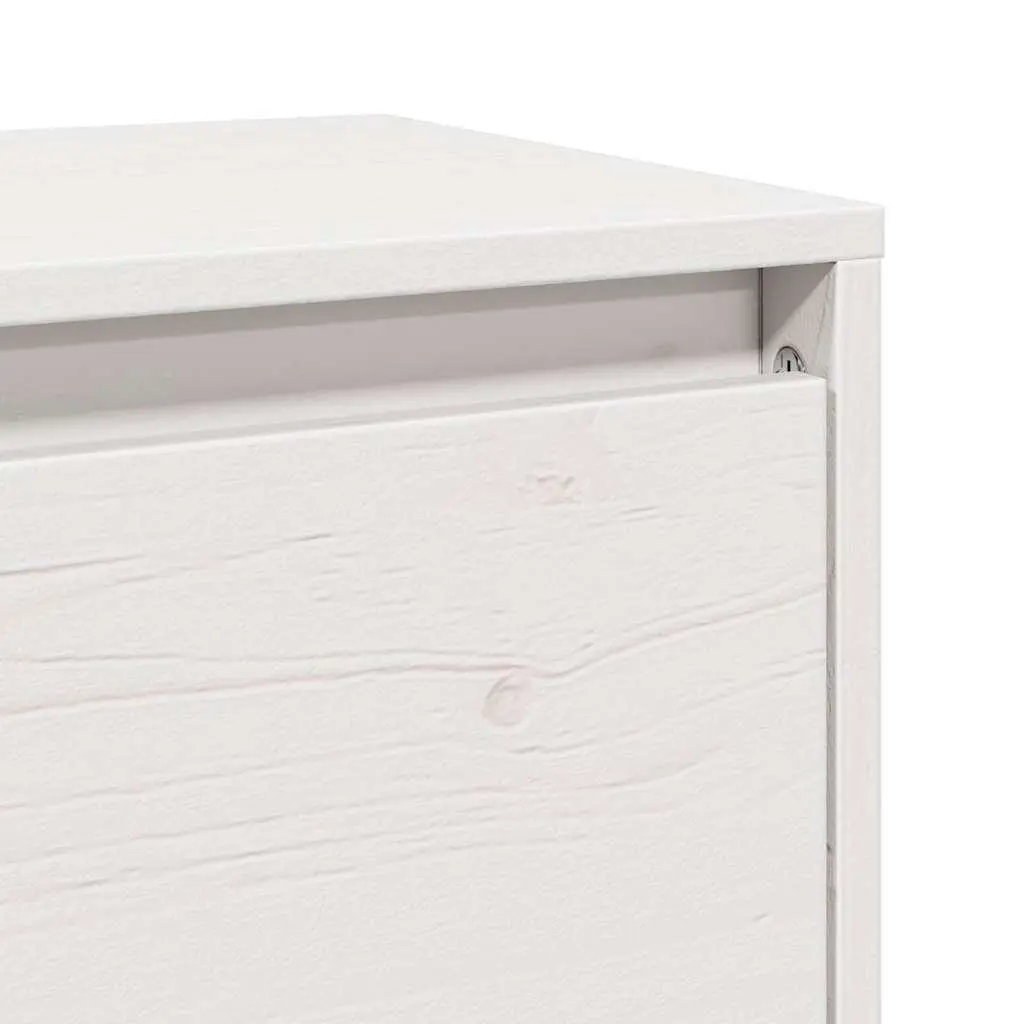 Wall Cabinets 2 pcs in White, Solid Pine Wood