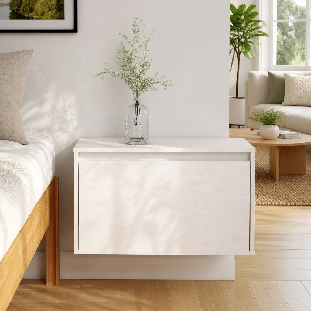 White Wall Cabinet for Storage