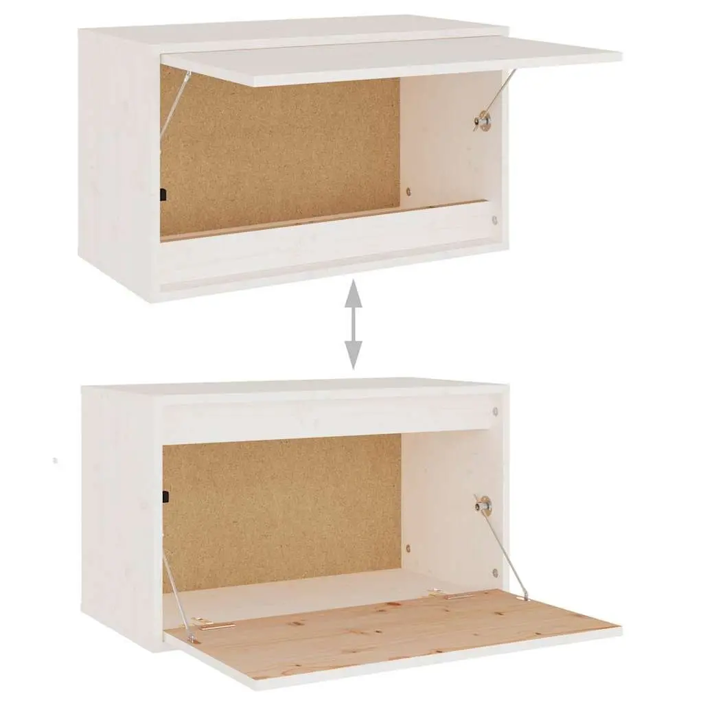 White Wall Cabinet for Storage