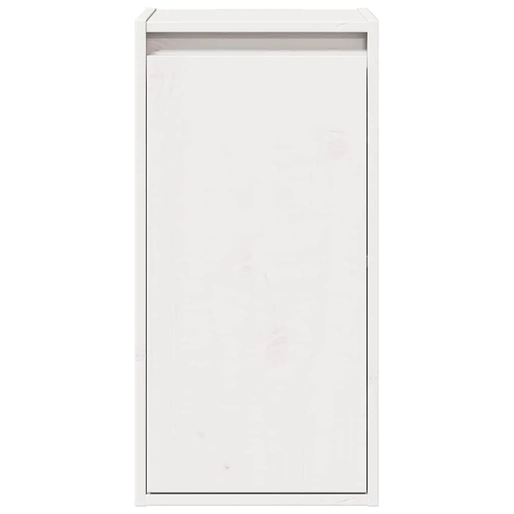 White Wall Cabinets 2 pcs 30x30x60 cm Solid Pine