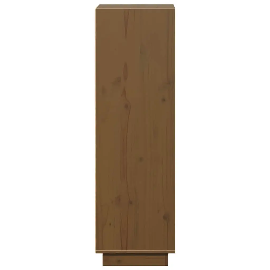 Highboard Solid Wood Storage Cabinet Brown Sideboard Cupboard Shelves Organiser