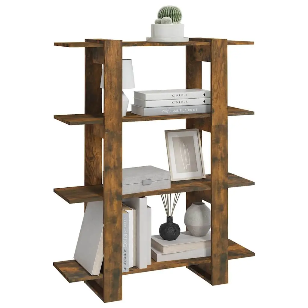 Brown Book Cabinet with Room Divider Capability