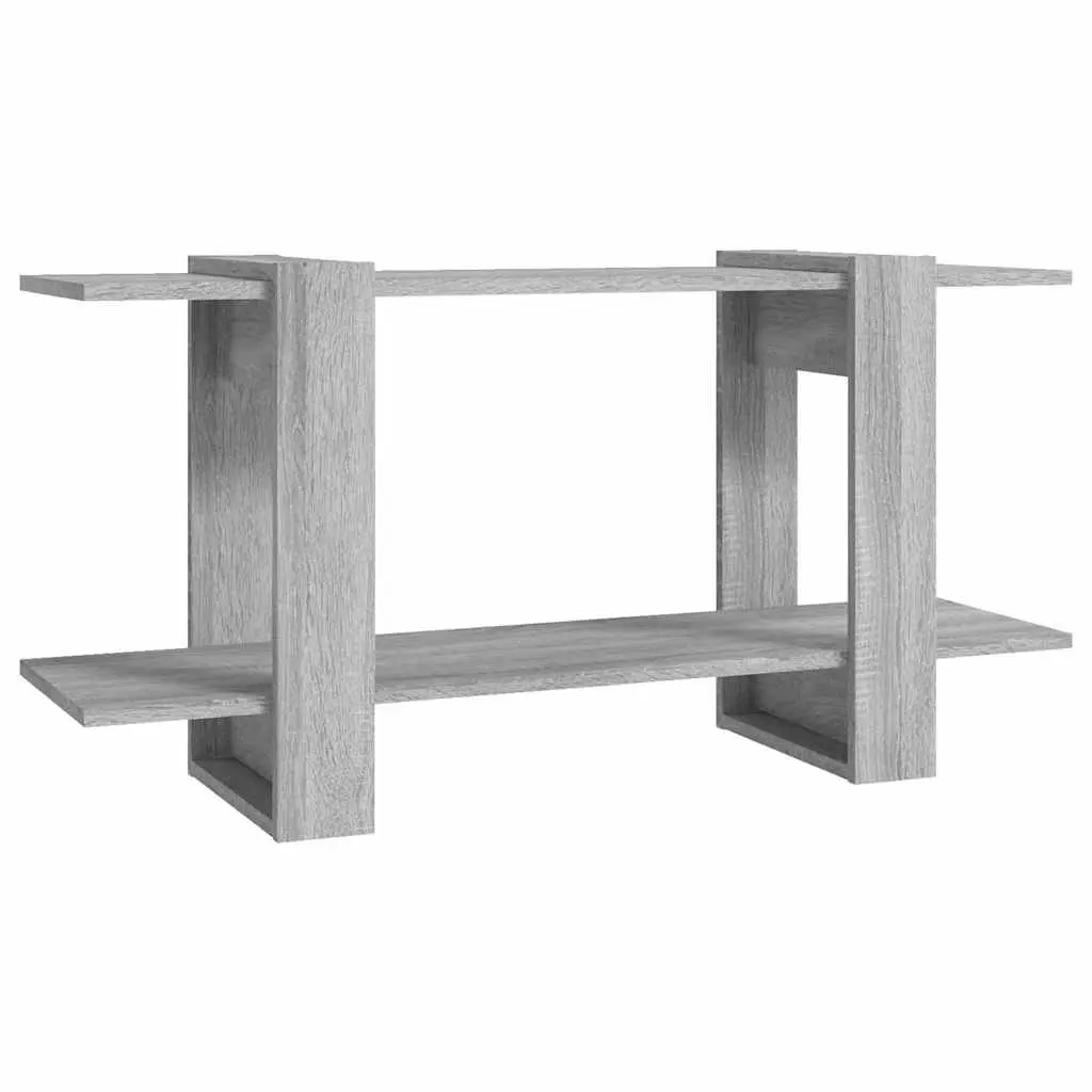 Book Cabinet Grey 100x30x51cm Shelving Unit Storage Organiser Display Furniture