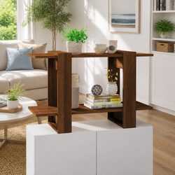 Brown Oak Book Cabinet - Practical and Versatile