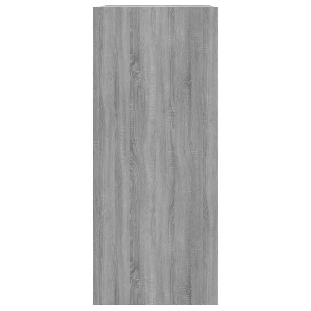 Book Cabinet Room Divider Storage Display Organiser 40 x 30 x 72 cm Grey