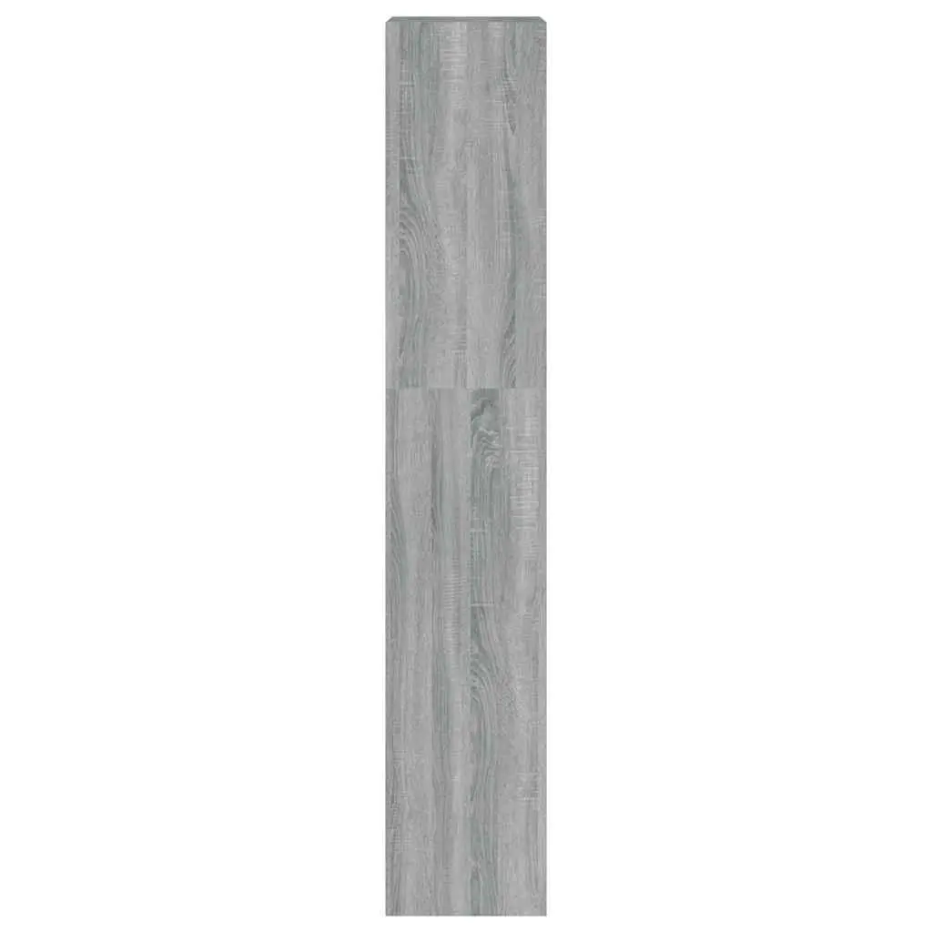 Book Cabinet Storage Room Divider 40x30x166cm Grey Sonoma
