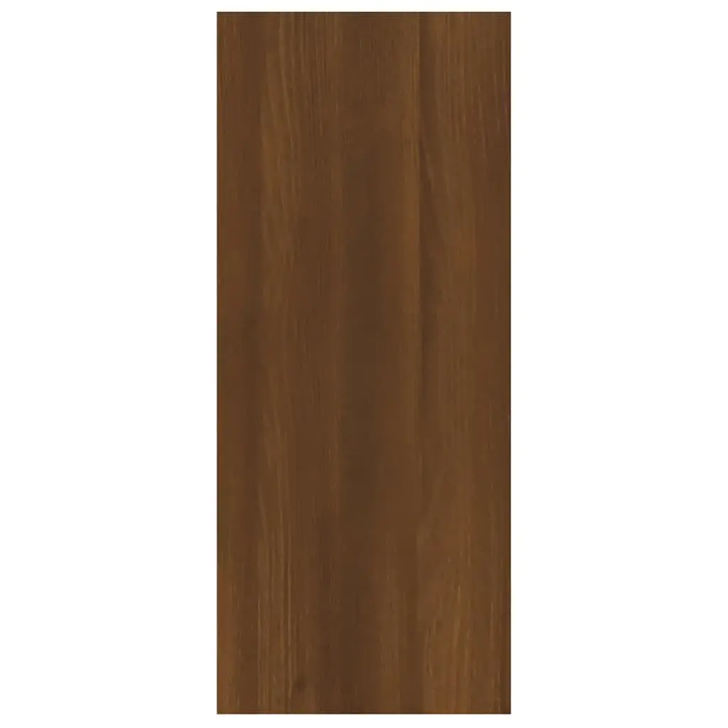 Brown Oak Book Cabinet Room Divider Shelving Unit Storage Bookcase 60W x 30D x 72H cm
