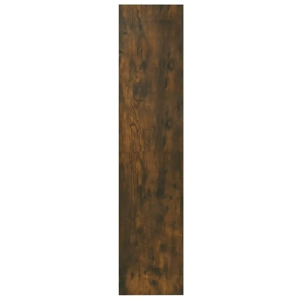 Book Cabinet Room Divider Storage Organiser 60W x 30D x 135H cm Smoked Oak