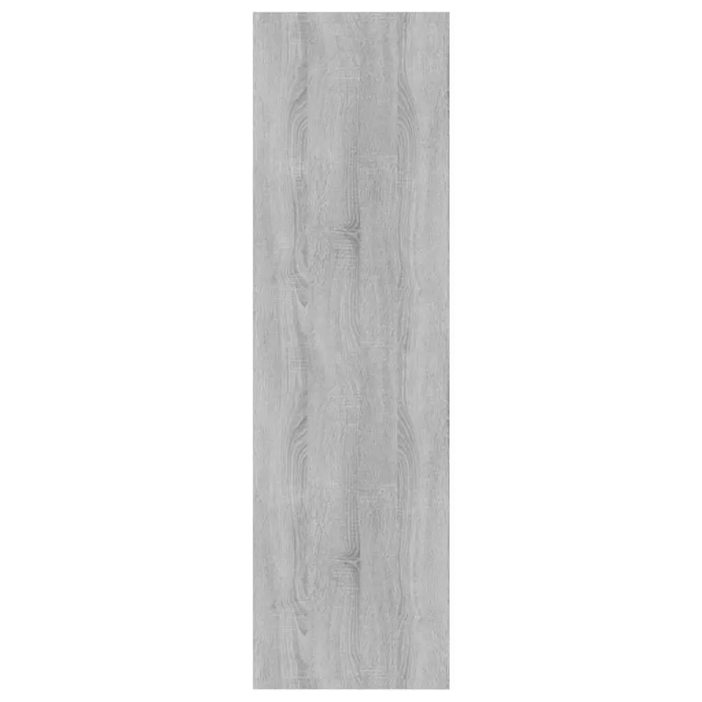 Book Cabinet Room Divider Grey Sonoma 80x30x103cm Wooden Shelving Storage Unit