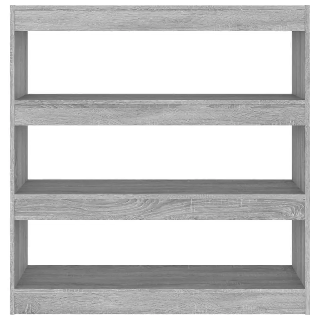 Book Cabinet Room Divider Storage Organiser 100 x 30 x 103 cm Grey Sonoma Open Shelving Unit