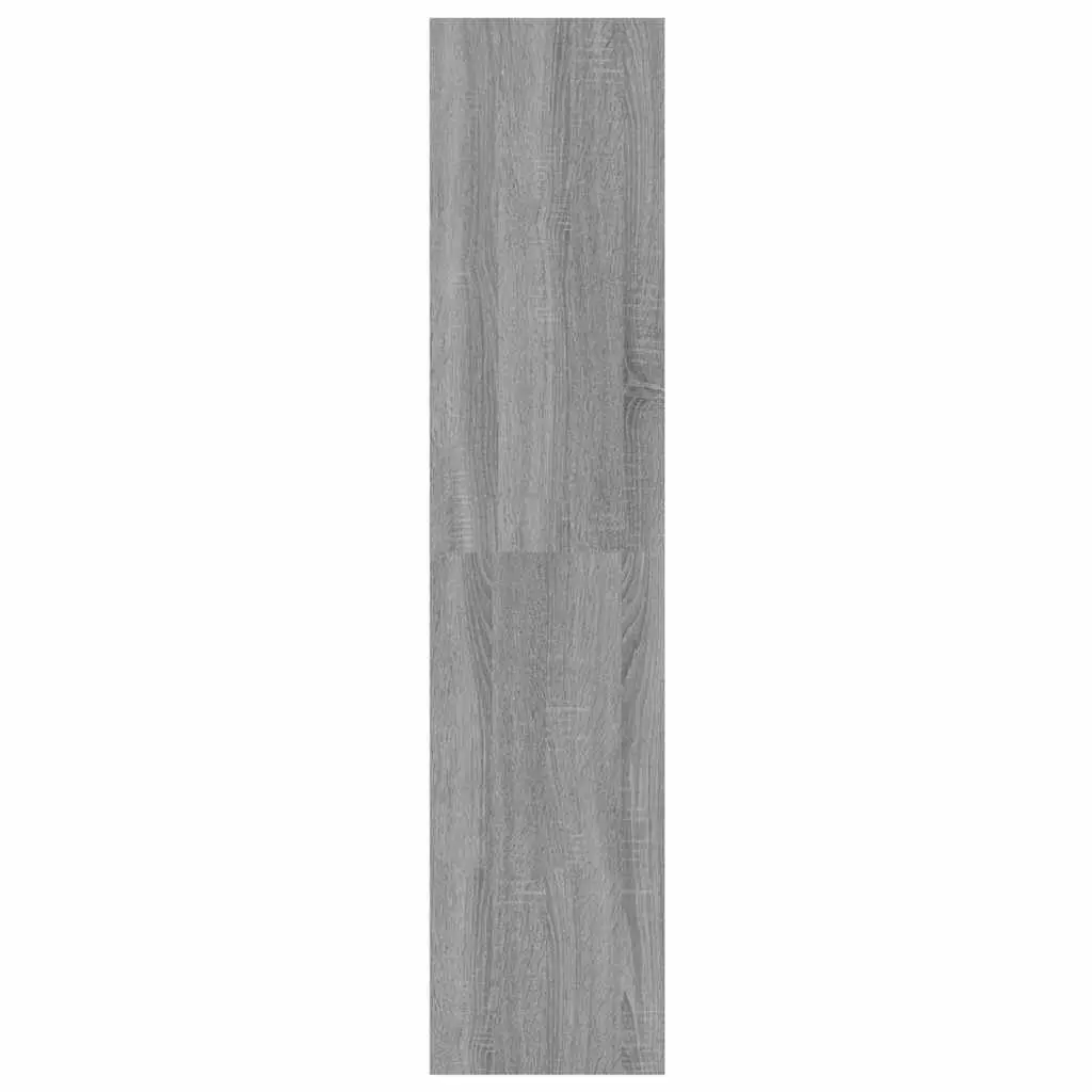 Book Cabinet Room Divider Storage Unit 100cm Grey