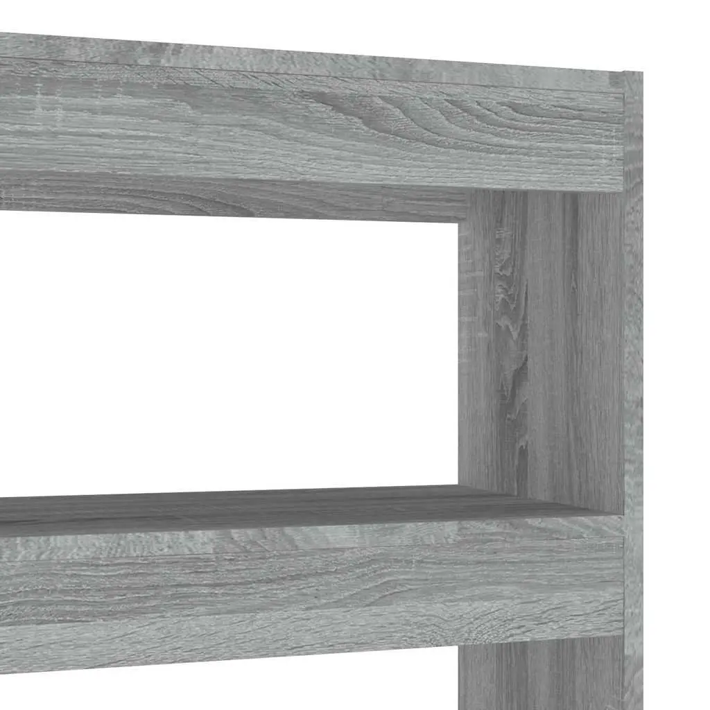 Book Cabinet Room Divider Storage Unit 100cm Grey