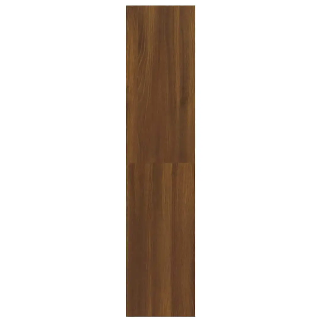 Brown Oak Book Cabinet with Ample Storage