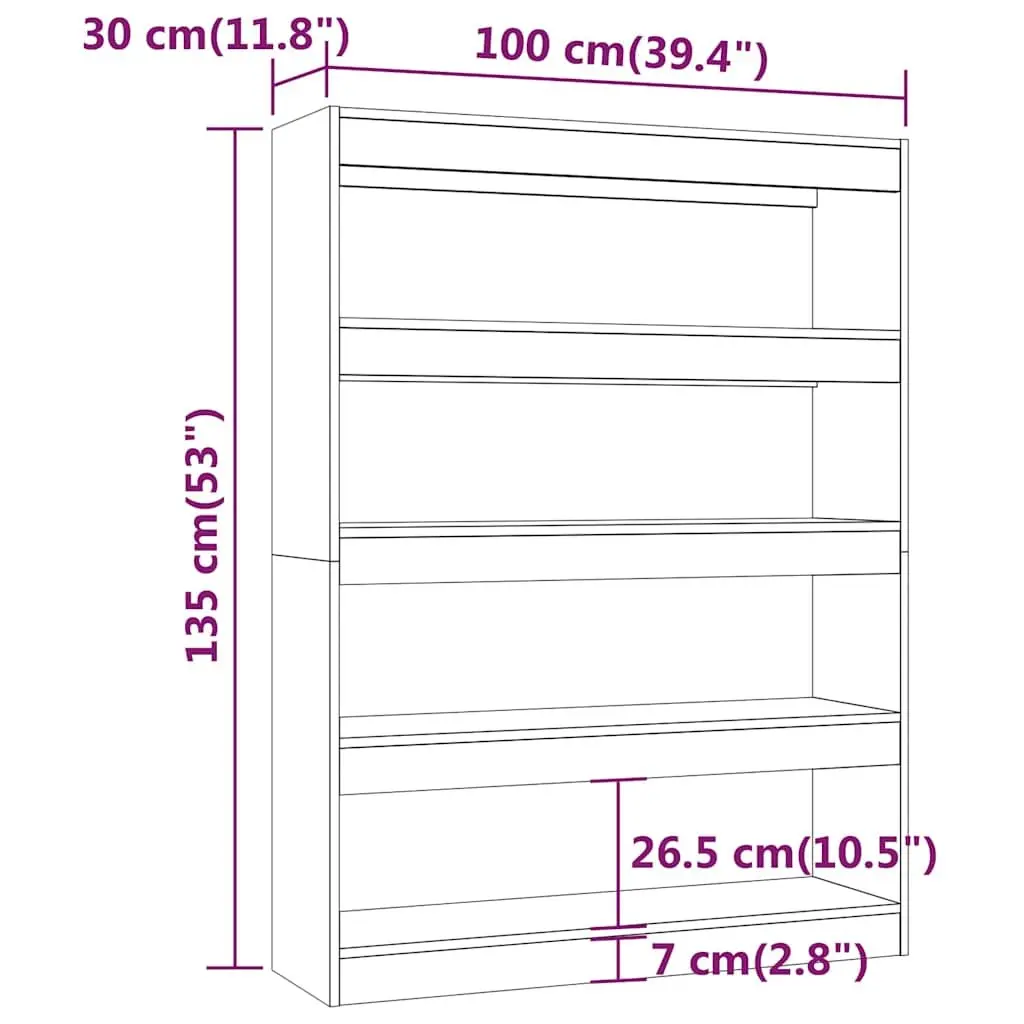 Brown Oak Book Cabinet with Ample Storage
