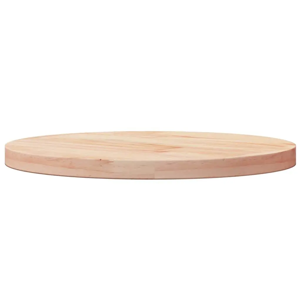 Round Table Top Indoor Use Ø40cm Brown Solid Pinewood