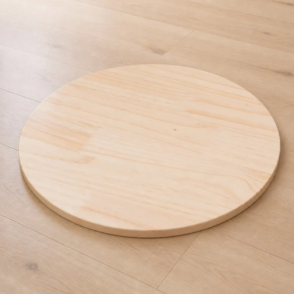 50cm Round Solid Wood Table Top