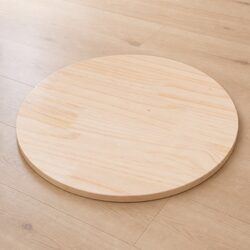 Reliable and Practical 50cm Round Solid Wood Table Top